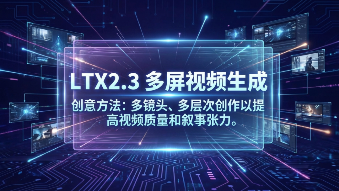 LTX2.3 多画面视频生成创作思路：多分镜多层次打造，提升视频质量与叙事表达张力