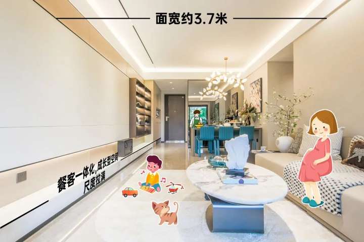 昆明新房能建未来城约108户型评测：端户大三房、超大采光面-昆明楼盘网