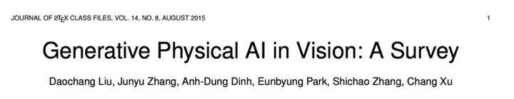 全面梳理200+篇前沿论文，视觉生成模型理解物理世界规律的通关密码，都在这篇综述里了！