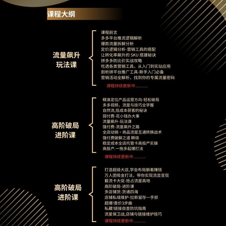 图片[3]-大炮电商-拼多多全阶实战课程2025年5月_-就爱副业网