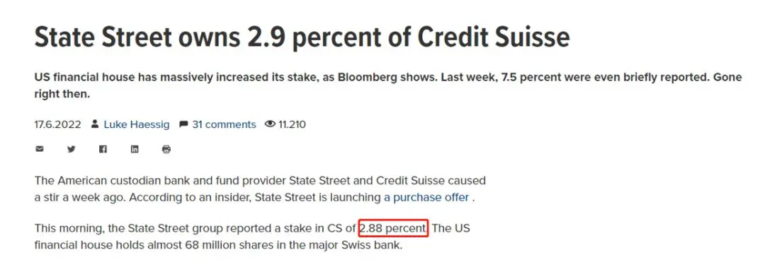 瑞士信贷是一个日渐衰落的品牌吗？（瑞士公布中国存款名单原文）