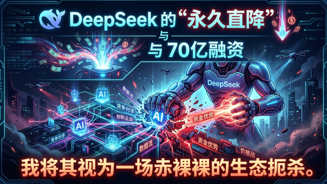 DeepSeek的“永久大跳水”与700亿融资：我看这是一场赤裸裸的生态绞杀