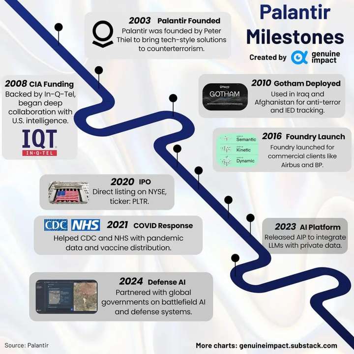 市盈率超 500 倍，AI 巨头 Palantir 的璀璨与迷思