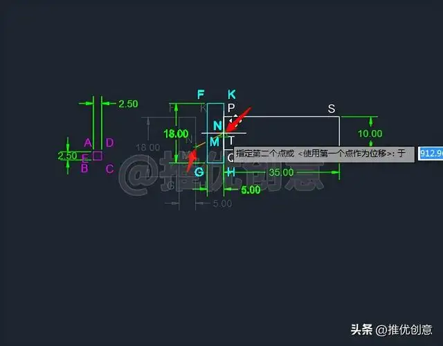 开槽沉头螺钉画法（工程制图开槽沉头螺钉画法）