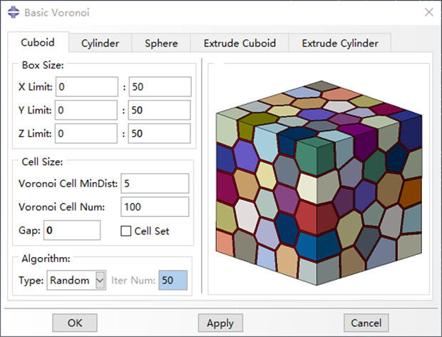 一个好用的Abaqus晶体塑性模型生成插件-Voronoi模型的图15