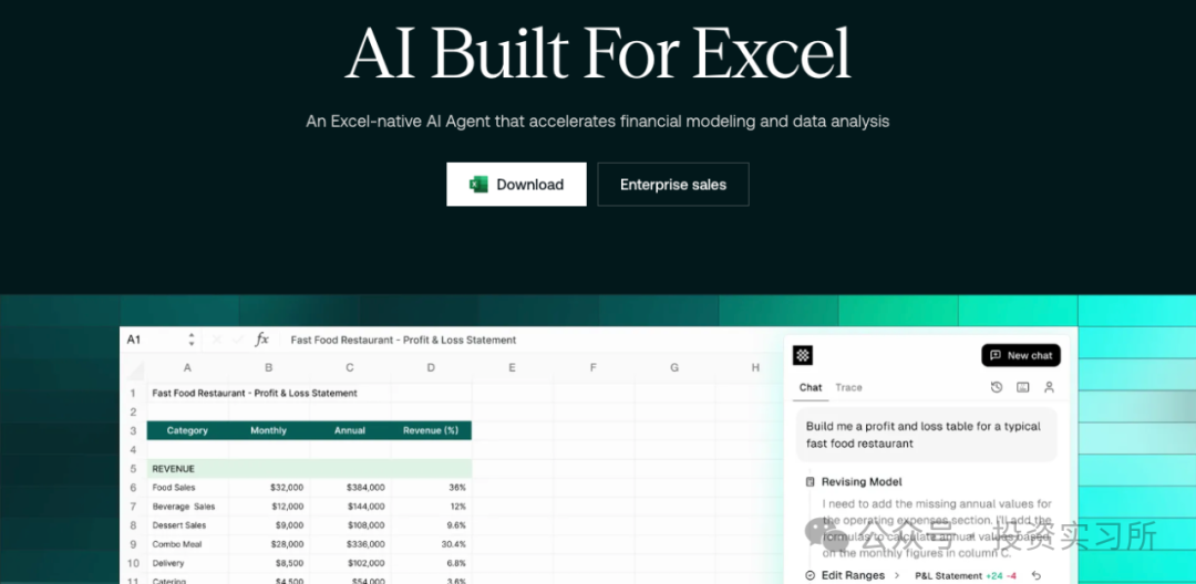 AI 财务 ERP 一年融了 1 亿美金，OpenAI 领投了一个 AI Excel