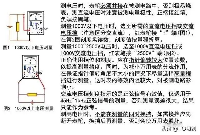 万用表使用方法（图解万用表各个功能）