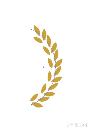 请问一下 这种麦穗环 用ai怎么做呢? - 知乎