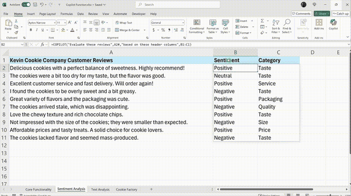 =COPILOT()函数横空出世！AI自动写公式效率起飞，网友：让Excel再次伟大