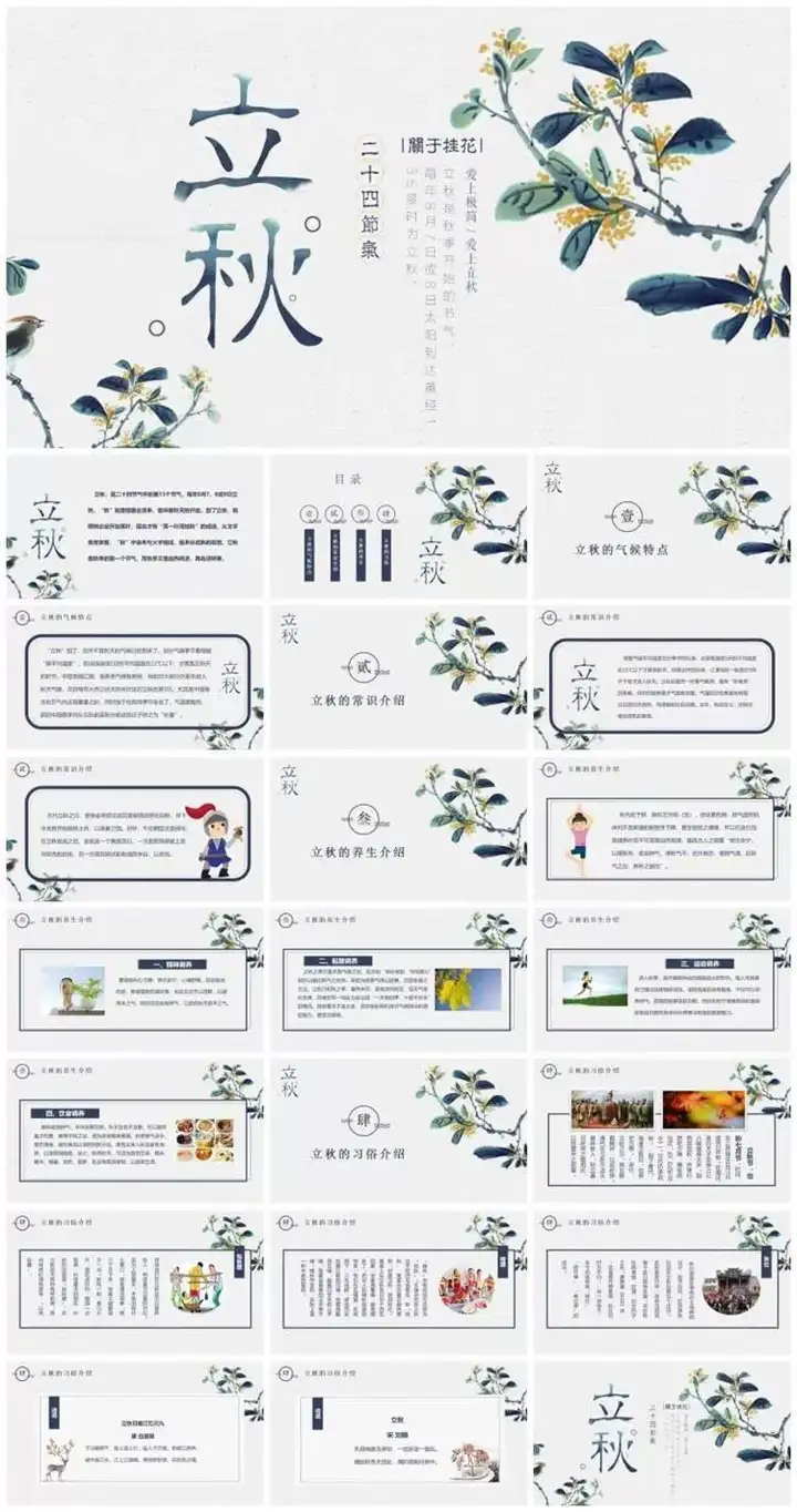 图片[17]-64套二十四节气介绍PPT成品模板- 中小学幼儿园班会冬至立冬小雪介绍【电商热销744】-暗冰资源网