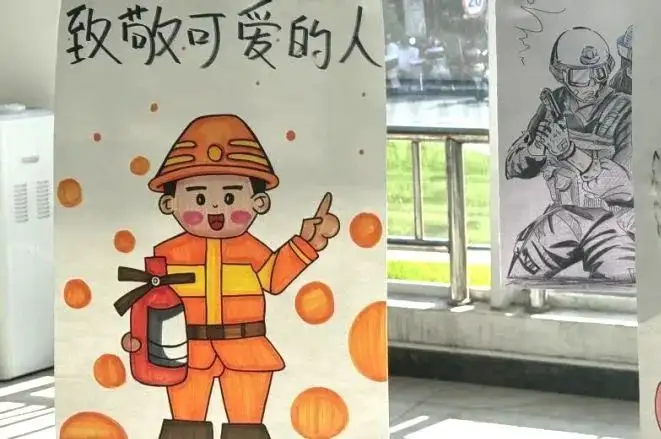 同心同德护安全 校站共建谱新篇 | 塘栖消防站赠与我校塘栖校区消防楷模锦旗(图5)