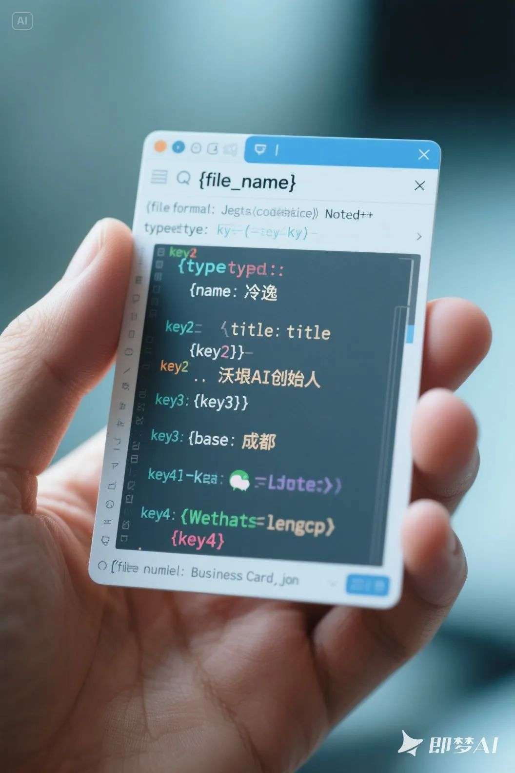 大佬都在玩的AI名片，用这个提示词轻松搞定