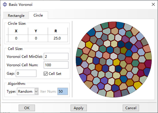 一个好用的Abaqus晶体塑性模型生成插件-Voronoi模型的图2