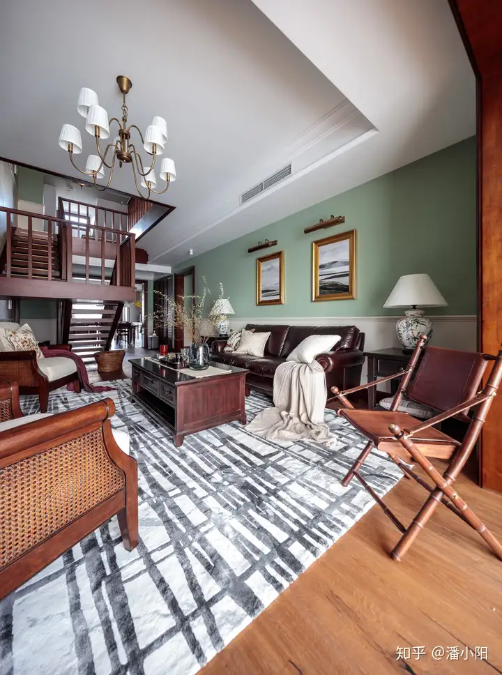 新家想装修成美式风格，有没有好的装修案例推荐？(图4)