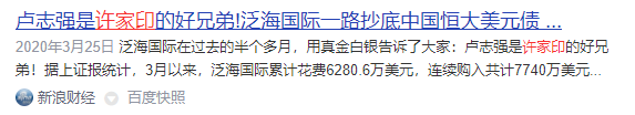 恒大集团董事长是谁（许家印欠2万亿国家不追究么）