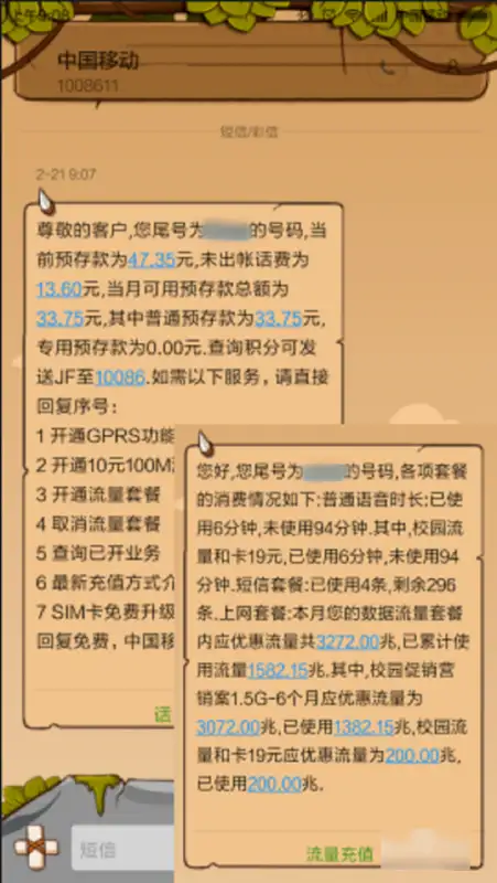 手机流量短信查询怎么查（手机查流量使用情况在哪里查）