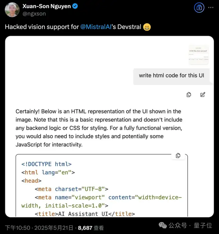 24B模型编程超DeepSeek全家桶，32G内存苹果电脑就能跑，专门针对真实GitHub Issue训练