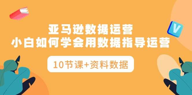 [电商] 跨境电商亚马逊运营秘籍：小白学会用数据指导运营（10节课+资料数据）风筝自习室-课程资源-网盘资源风筝自习室