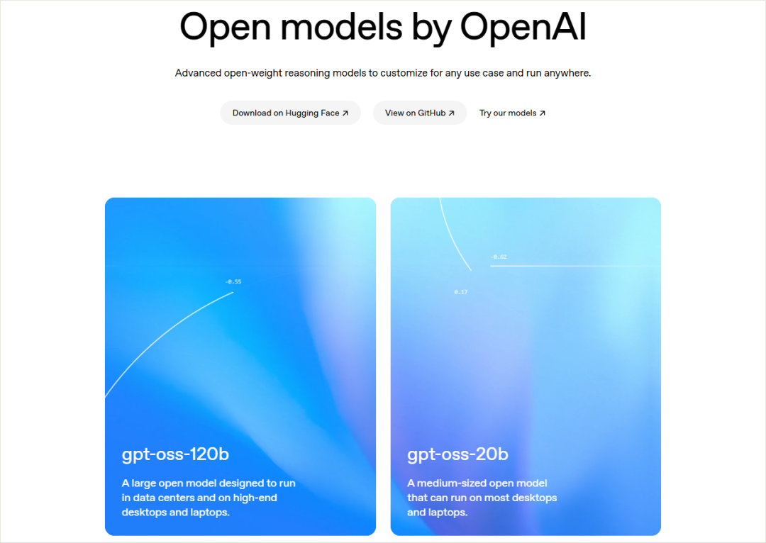 OpenAI发布ChatGPT世代首个开源模型gpt-oss，4060Ti都能跑得动。
