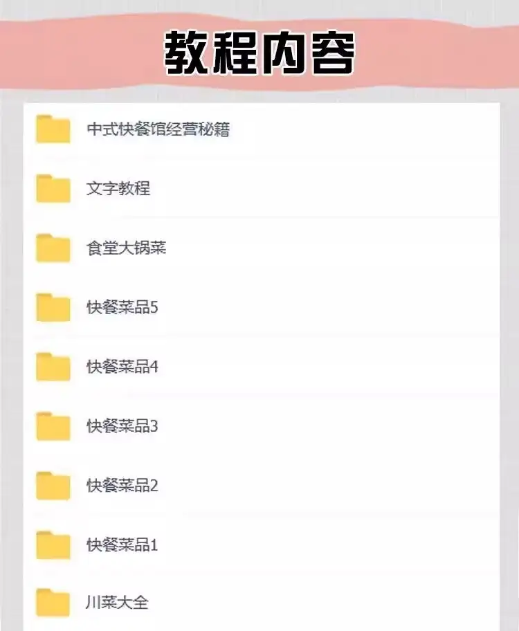 图片[4]-600多种快餐炒菜技术资料教程-商用小炒快餐盒饭大锅菜技术配方炒菜教学视频外卖盖浇饭食堂【电商热销34】-暗冰资源网