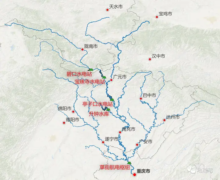 嘉陵江上游以前是注入汉江的吗? - 知乎