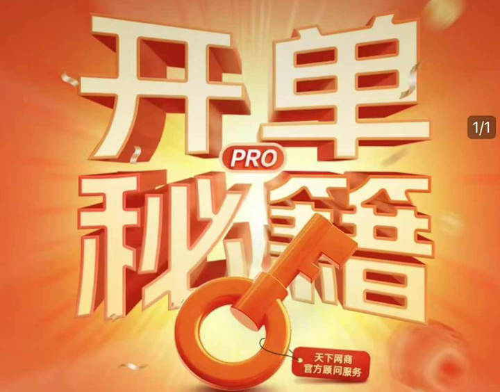 天下网商-开单秘籍PRO淘天实战陪跑计划2025年6月11日更新(价值3980元)_-就爱副业网