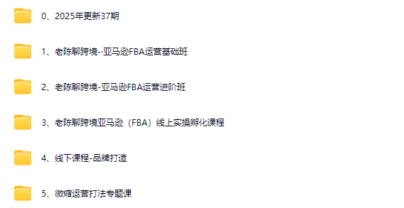 图片[6]-老陈聊跨境-亚马逊实操通关训练营【5月更新】（价值15999元）_-就爱副业网