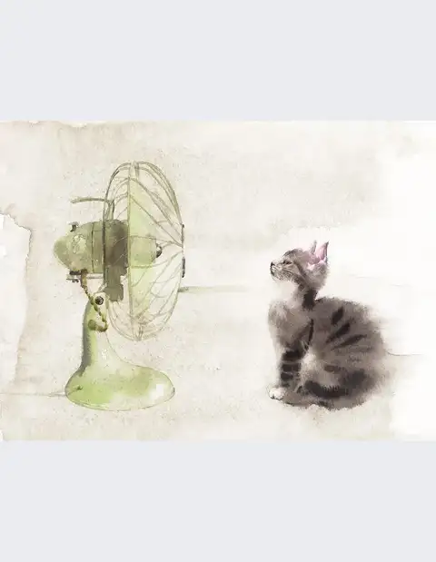 79岁坚持追剧的想法: 一看就知道，只有养过猫的人才能画出如此生动可爱