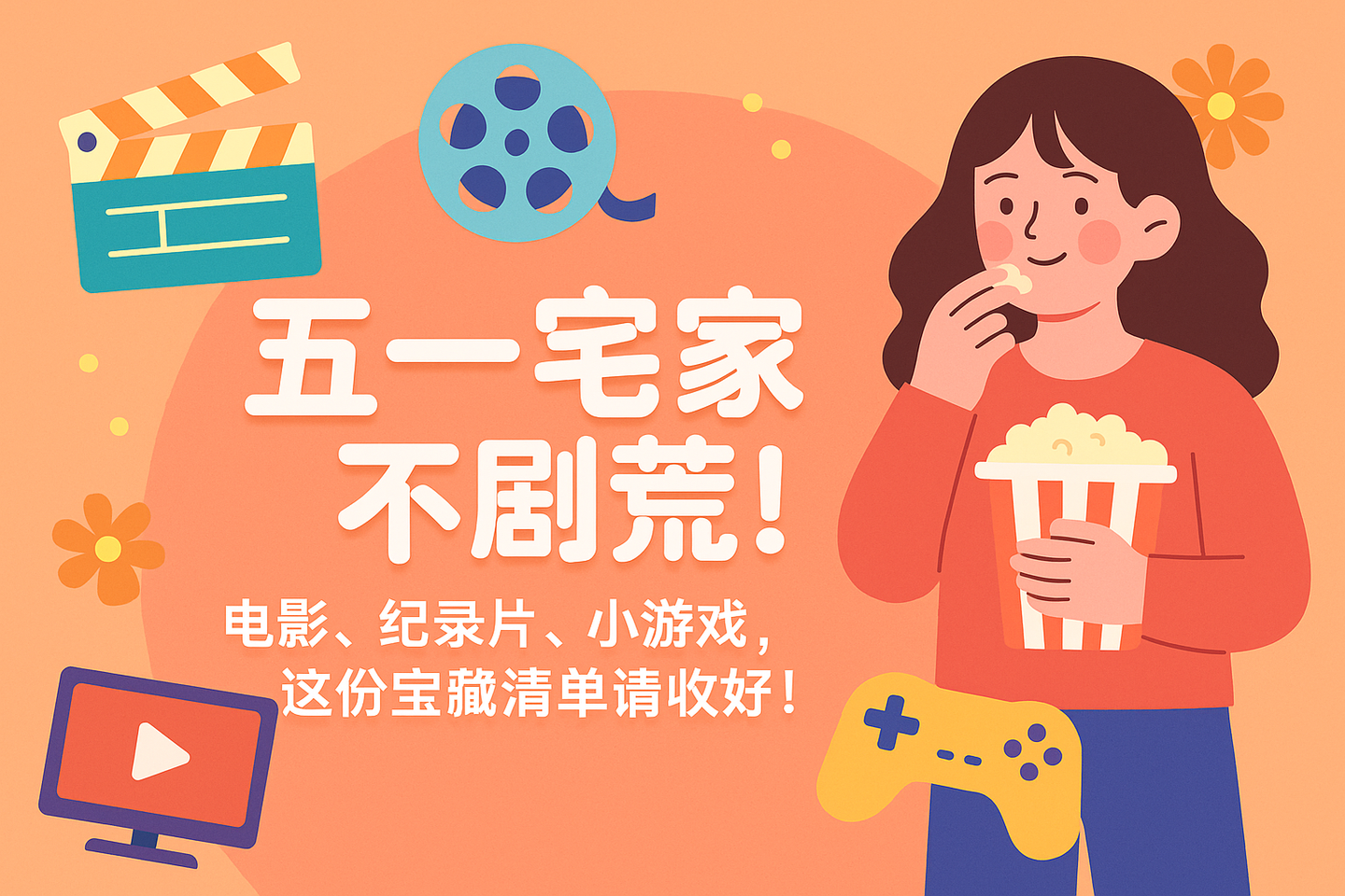五一假期宅家必备：整理一份电影、剧集、纪录片、小游戏，这份清单直接收藏，告别无聊假期！-墨桅博客