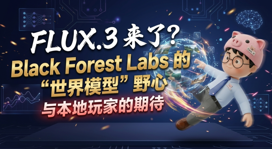 FLUX.3来了？Black Forest Labs的“世界模型”野心与本地玩家的期待