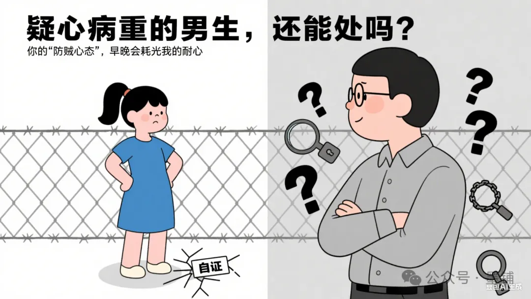 “疑心病重的男生，还能处吗？”：他的 “防贼心态”，早晚会耗光你的耐心-墨铺