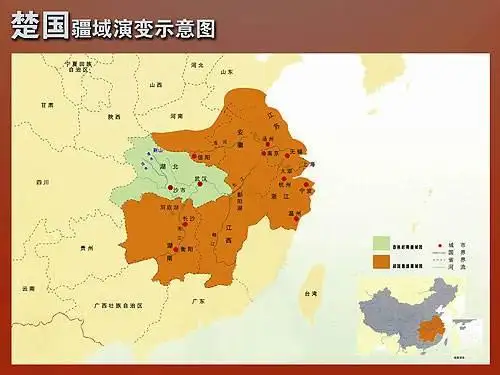 战国地图在现在中国地图位置的变化（战国七雄全地图详解）