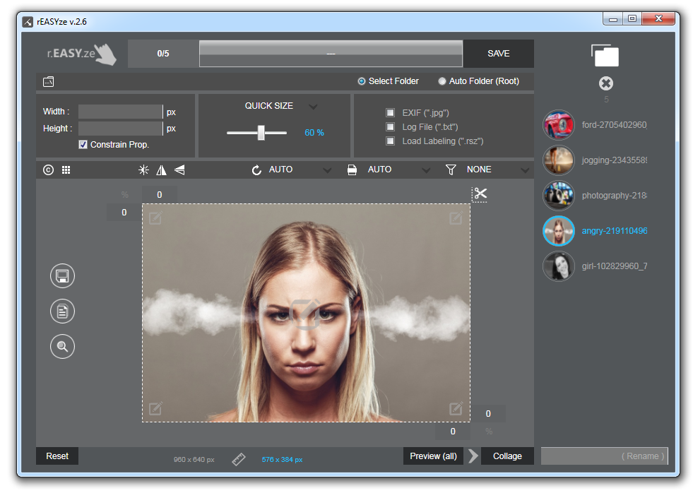 rEASYze：免费轻量级的图片编辑工具，专为批量图像编辑设计