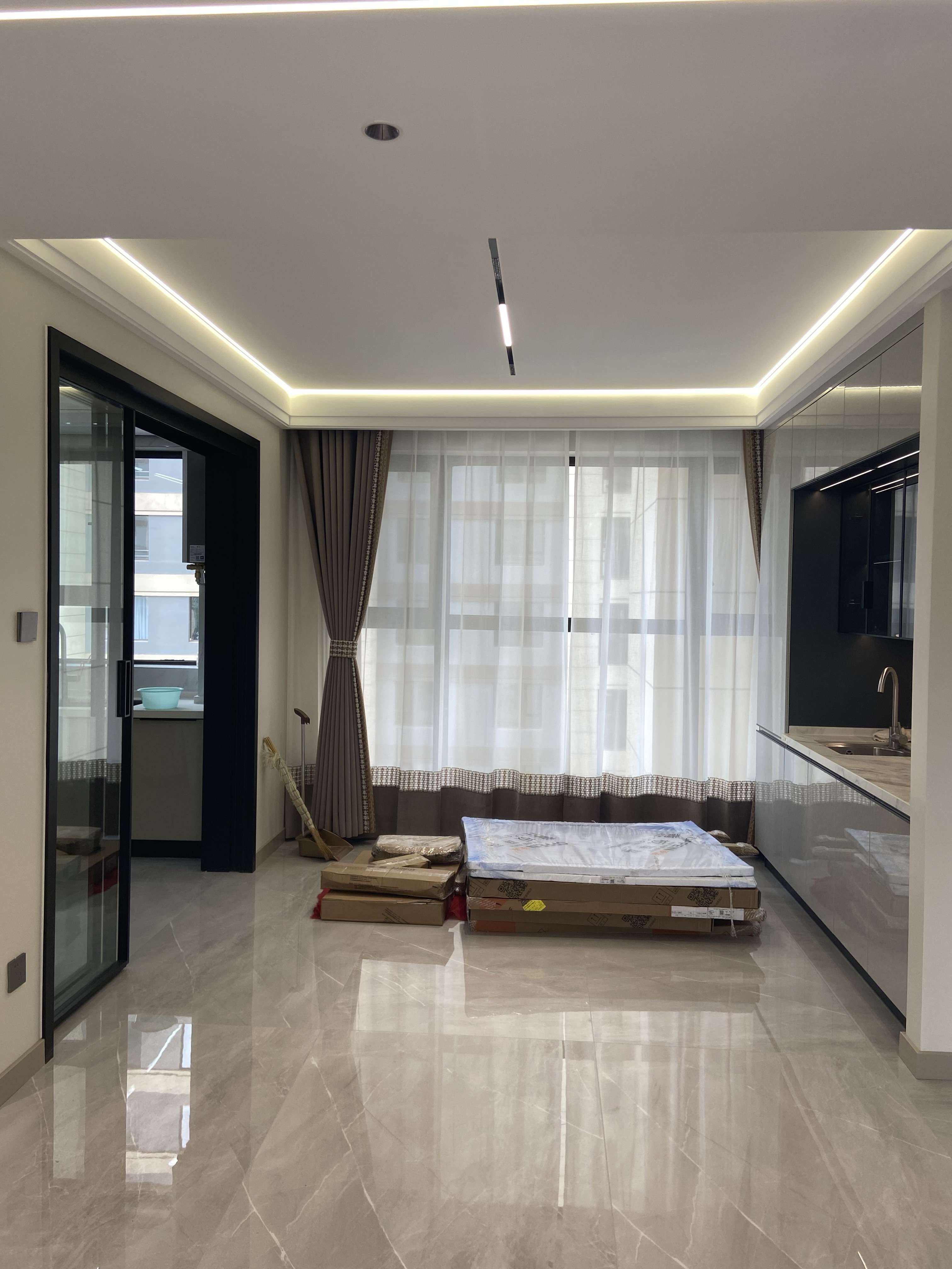 西宁装修嬛嬛 的想法: 红星天阕一期160平硬装完工[庆祝][庆祝]