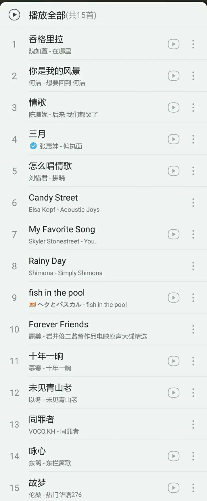 有哪些好听下载不付费的歌？