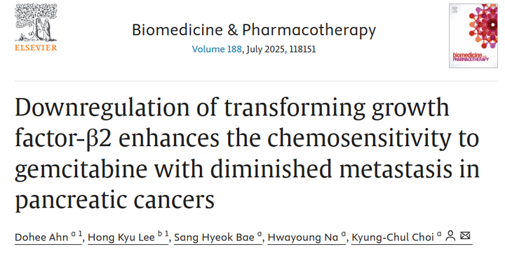 轉(zhuǎn)化生長(zhǎng)因子-β2(TGF-β2)的下調(diào)增強(qiáng)胰腺癌對(duì)吉西他濱的化療敏感性并減少轉(zhuǎn)移 轉(zhuǎn)化生長(zhǎng)因子-β2(TGF-β2)的下調(diào)增強(qiáng)胰腺癌對(duì)吉西他濱的化療敏感性并減少轉(zhuǎn)移