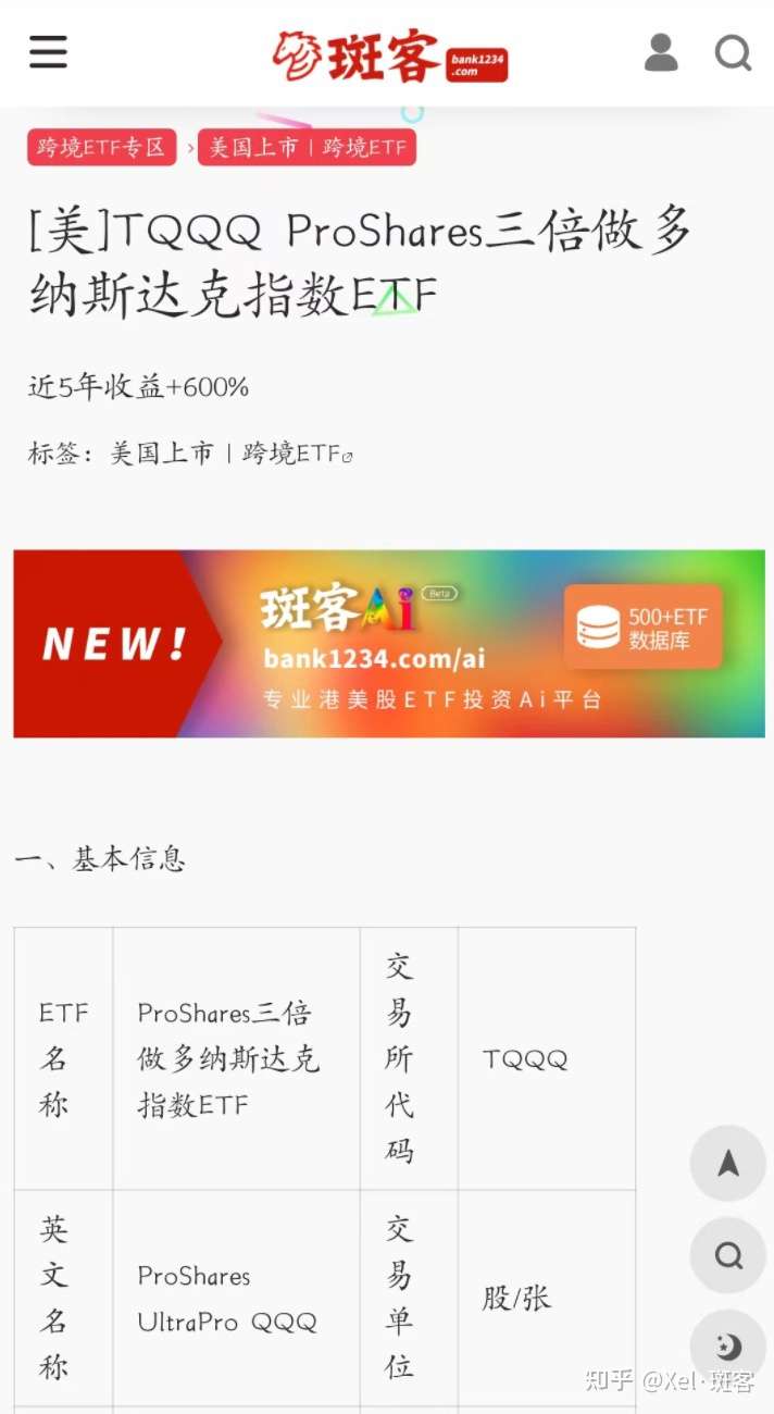巴菲特老爷子让你必须知道这几个纳斯达克ETF