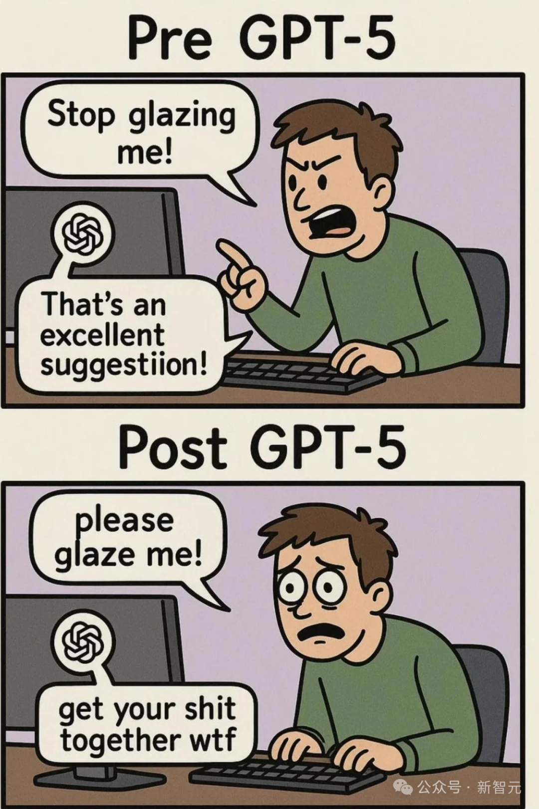 GPT-4o替代爹味GPT-5！奥特曼光速滑跪，OpenAI连夜回滚「赛博舔狗」