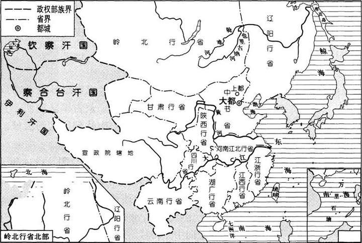 成吉思汗打的天下地图 成吉思汗灭了哪47个国家？