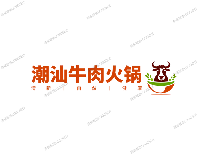 牛肉店、牛肉火锅、牛肉烧烤的LOGO该怎么设计？10个原创牛肉餐饮品牌LOGO设计分享！插图6