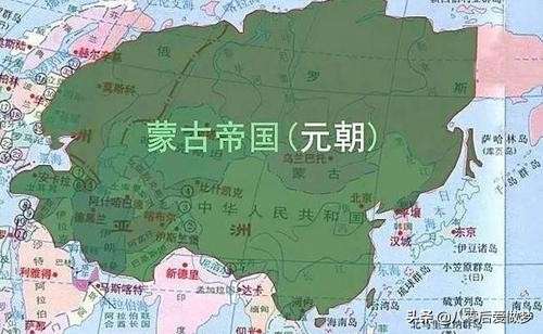 成吉思汗打的天下地图 成吉思汗算不算中国人？