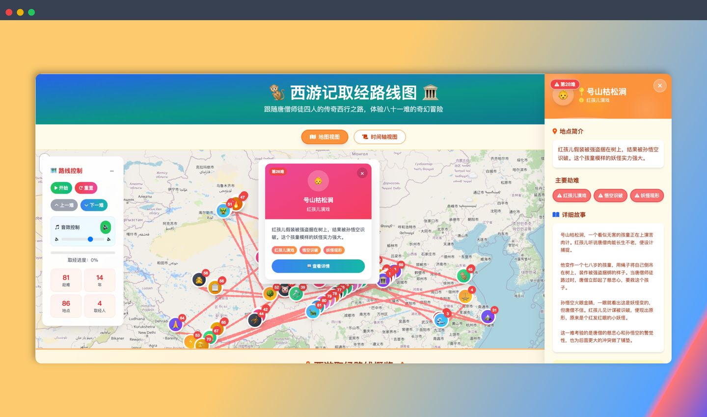 西游记取经路线图