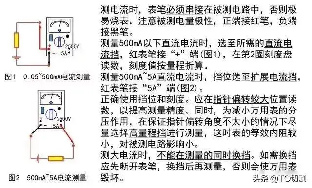 万用表使用方法（图解万用表各个功能）