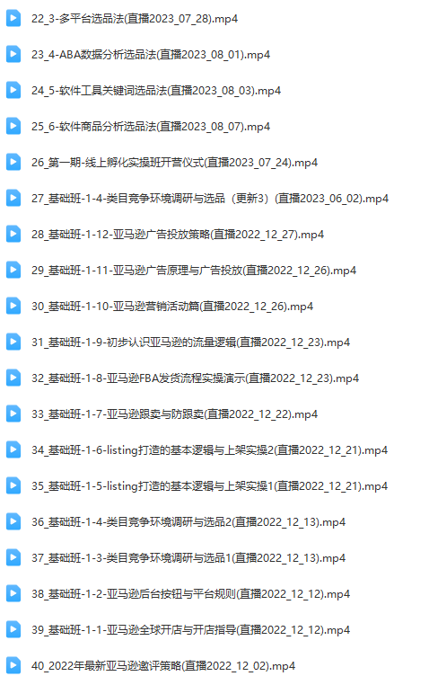 图片[4]-老陈聊跨境-·亚马逊FBA运营基础班【7月25更新】（价值2999元）_-就爱副业网