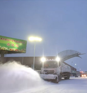 寒潮降雪来袭，潍坊寿光农产品物流园多部门联动保运输
