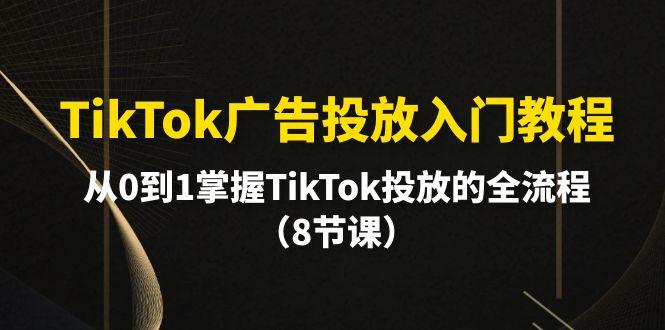 图片[1]-TikTok广告投放入门教程，掌握TikTok投放的全流程（8节课）-暗冰资源网