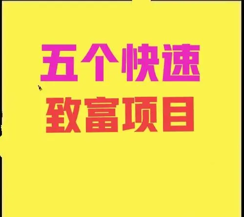 农村创业致富指南最新（农村快速致富项目有哪些）