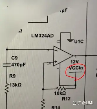 這個放在lm324處怎麼接