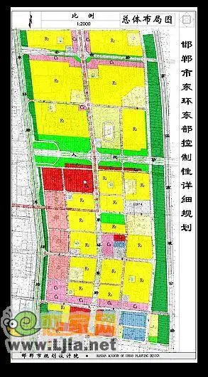 邯郸东区规划图高清图片