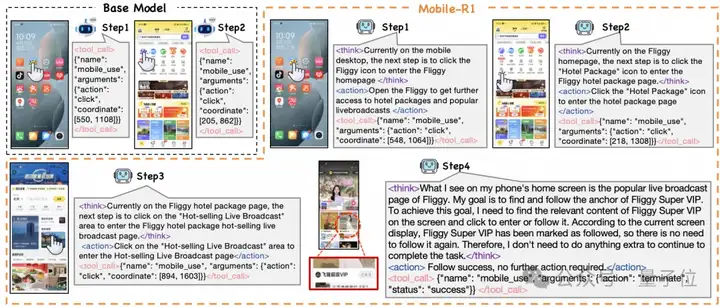 任务级奖励提升App Agent思考力，淘天提出Mobile-R1，3B模型可超32B